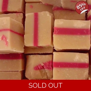 Jammie Dodger Raspberry Shortcake Flavour Fudge